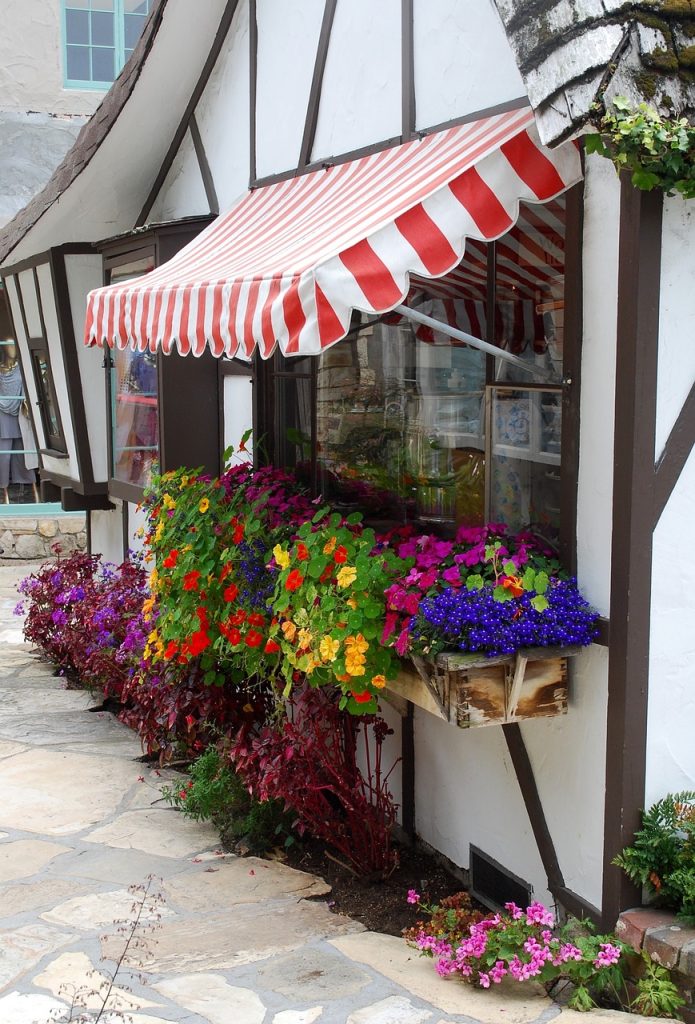 stripe tarpualin awning sunshade