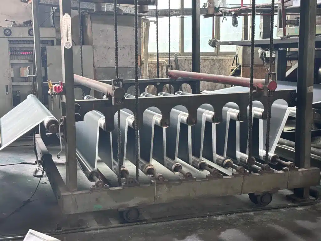 pvc laminating line 1 PVC tarpaulin laminating equipment