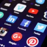 Nahaufnahmen Von Smartphone-Symbolen