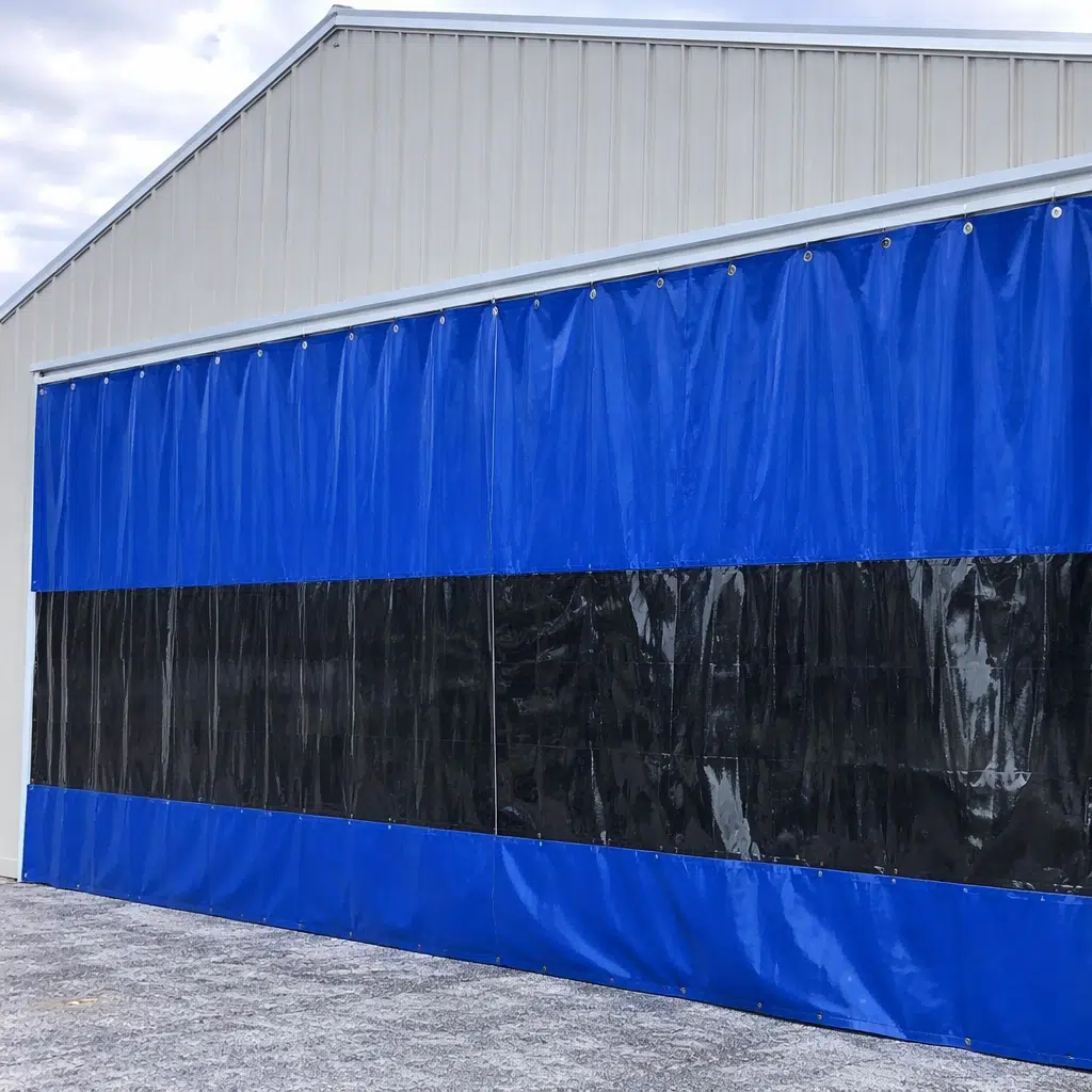 Vinyl Partition Curtains SKP Material vinyl partition PVC curtain with sliding track